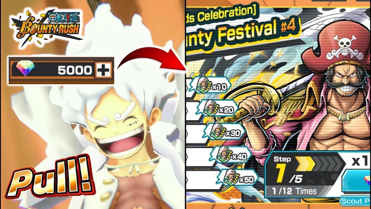 EX Gol D Roger is Back !!! (190M DL) One Piece Bounty Rush OPBR Live Summons