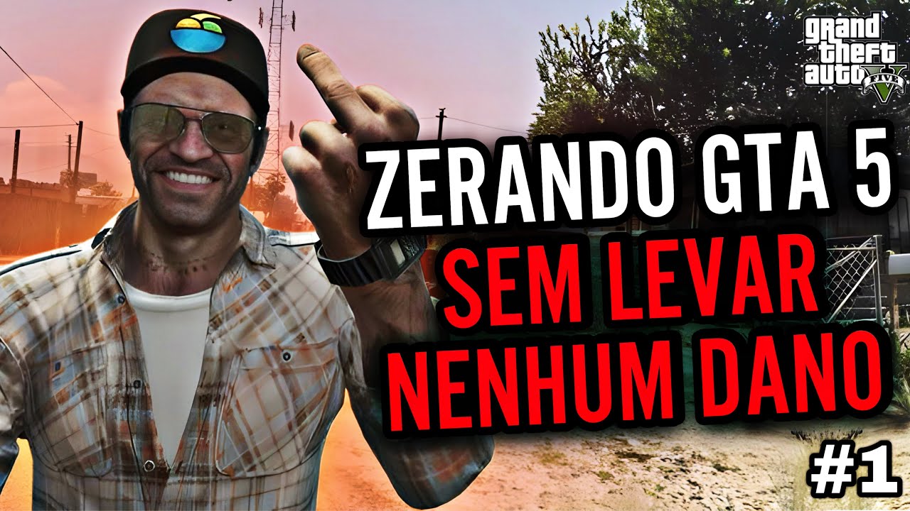 Zerando GTA 5 SEM LEVAR NENHUM DANO - (One Hit KO) É POSSIVEL? - Tentativa #1