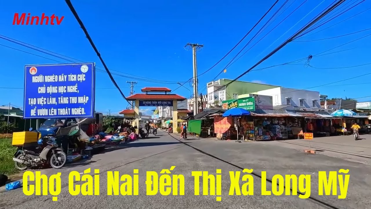 Chợ Cái Nai Xã Long Trị Đến Thị Xã Long Mỹ Tỉnh Hậu Giang.