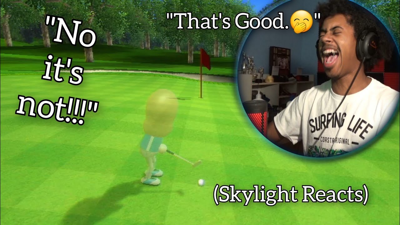 Guest E Made Poof Mad! | Going Pro in Every Wii Sports Resort Sport - Golf | (Skylight Reacts)