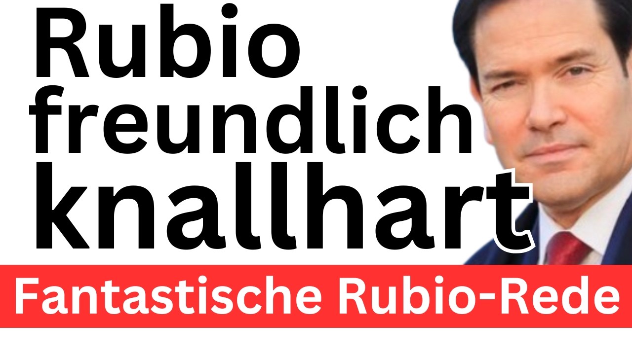 Marco Rubio spricht Klartext ❌ Europa vor dem Abgrund ❌