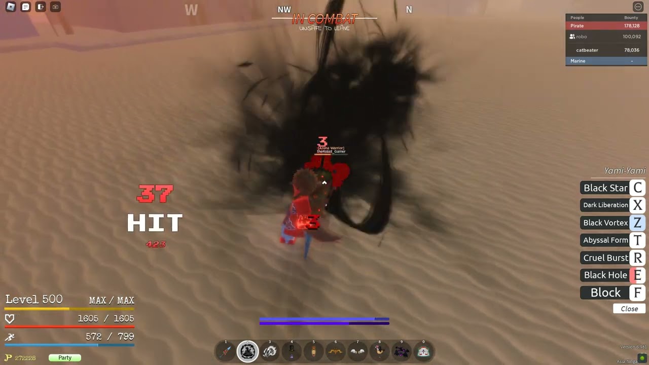 [GPO] REAL INFINITE YAMI COMBO