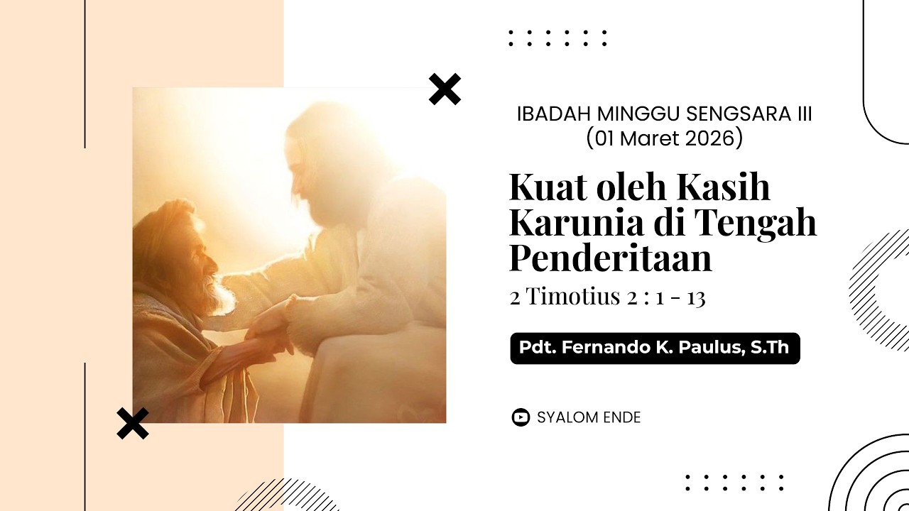 IBADAH MINGGU SENGSARA III (01 Maret 2026)