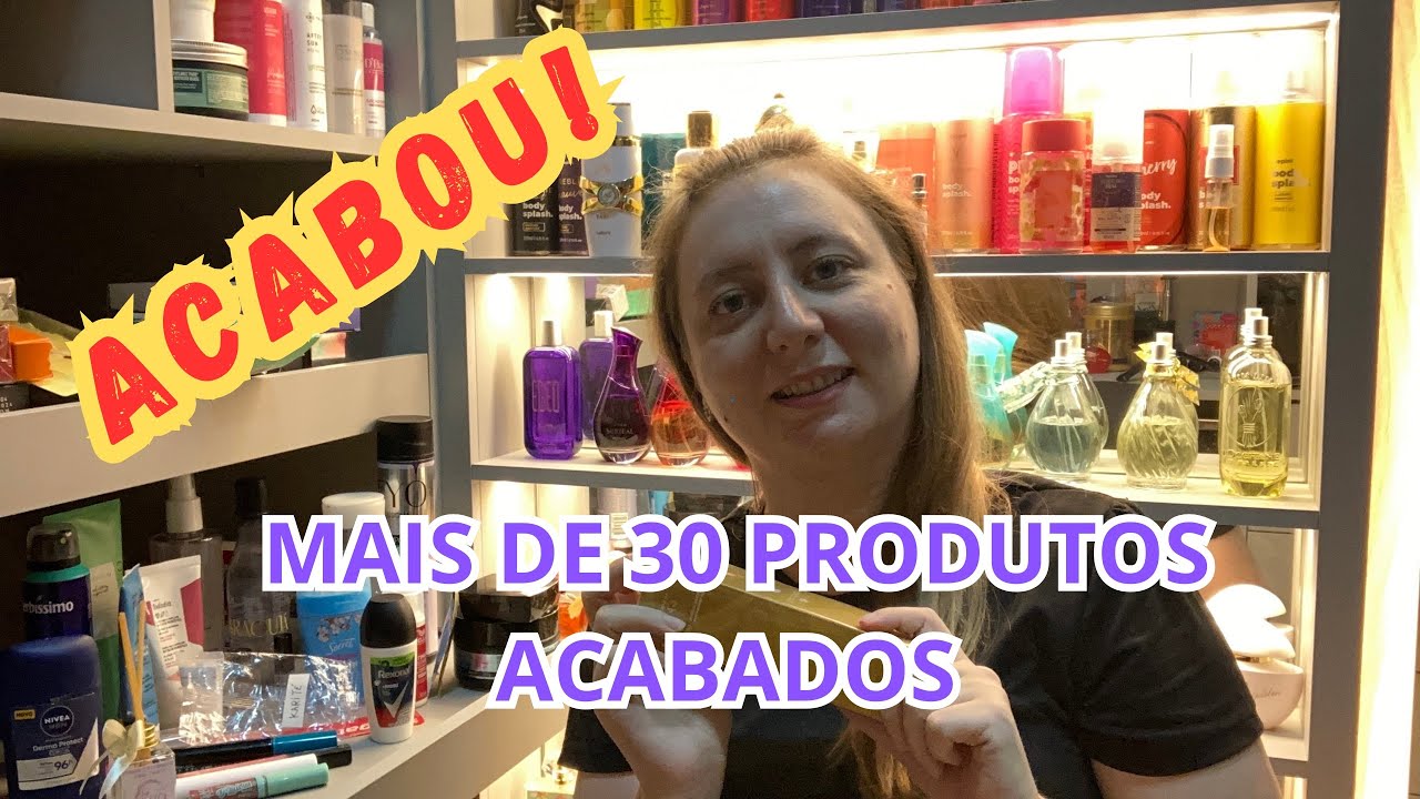 PRODUTOS ACABADOS DO MÊS DE JANEIRO #acabadosdomês