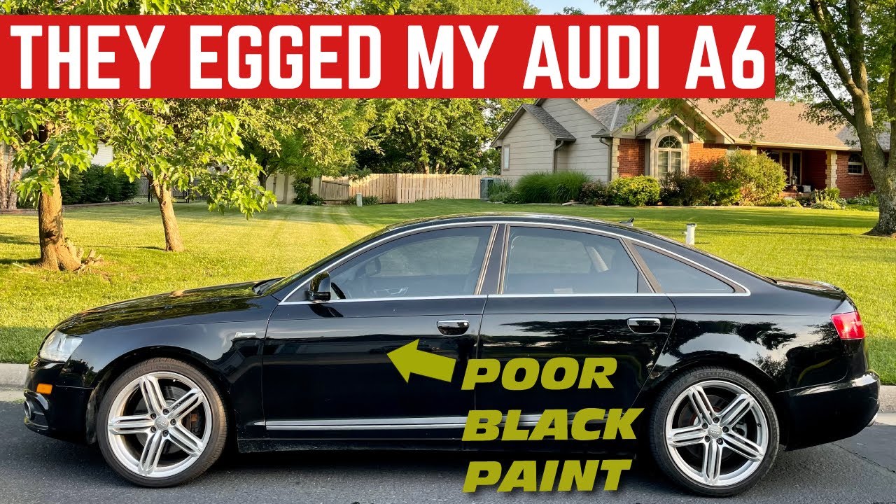 My COPART Audi A6 Was EGGED From A Highway OVERPASS