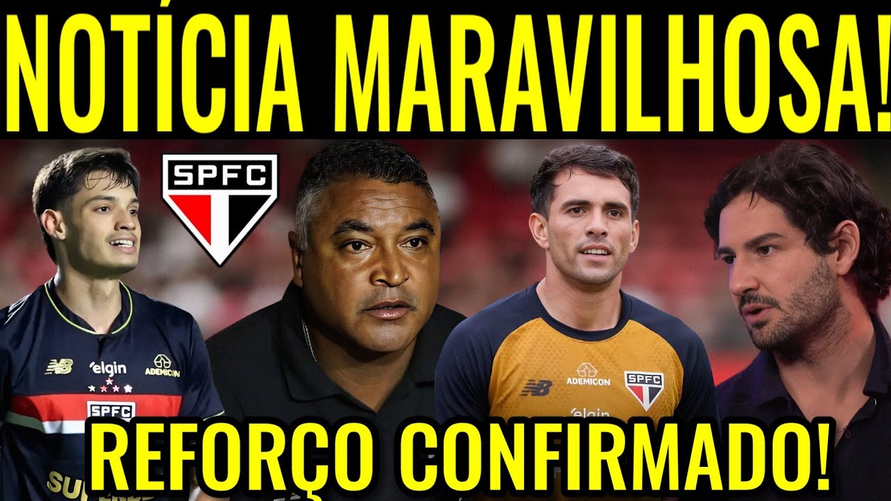 NOTÍCIA EXCELENTE NESTE SABADÃO TRICOLOR! ROGER MACHADO TOMA 1° ATITUDE MARCANTE NO SÃO PAULO 