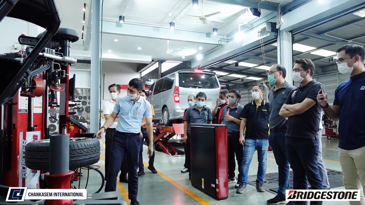 Bridgestone Sales (Thailand) : เข้าเยี่ยมชม และอบรมความรู้เกี่ยวกับเครื่องมือในศูนย์บริการรถยนต์