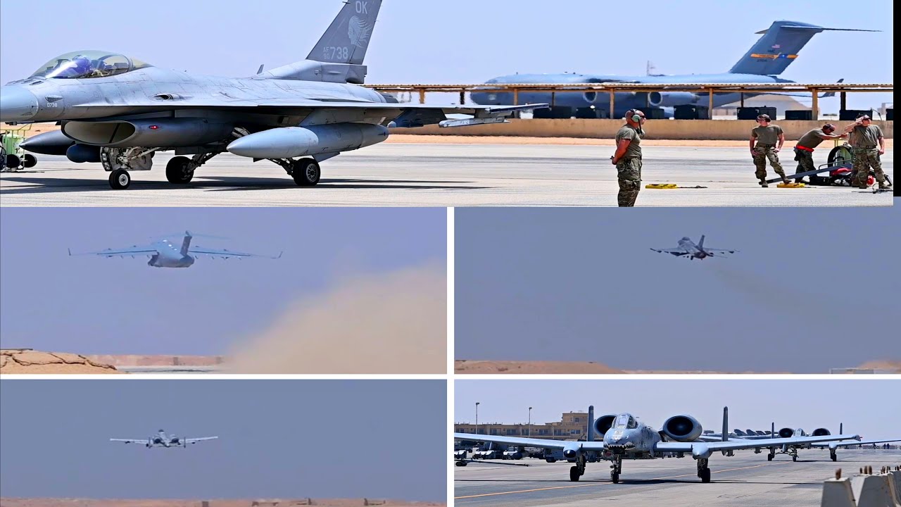 Bright Star 2023: U.S. Air Force's F-16 Fighting Falcon and A-10 Thunderbolt II Flight Line Ops