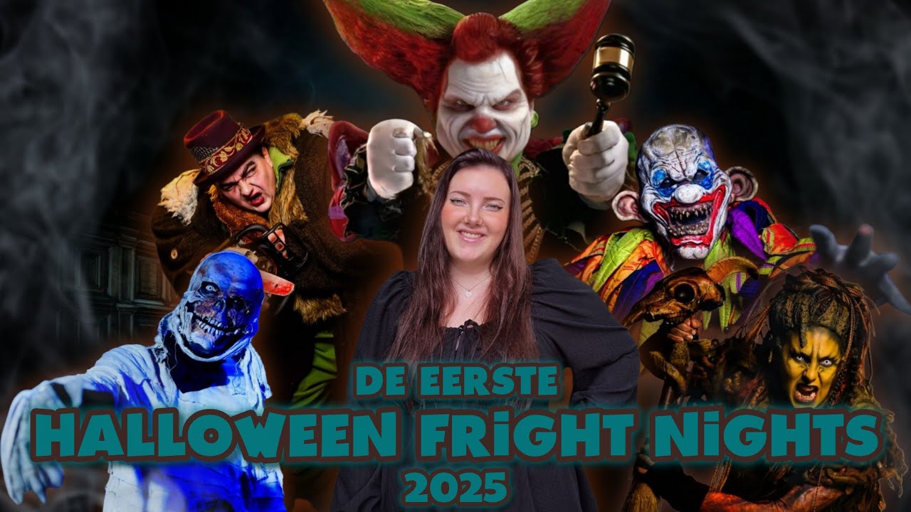 Walibi [VLOG] EERSTE HALLOWEEN FRIGHT NIGHTS & SPOOKY DAYS 2025! | SPOOKHUIZEN, ZONES & MEER!