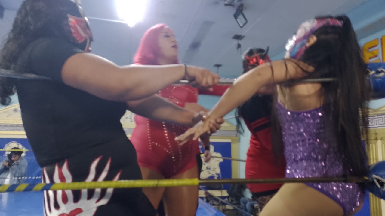 Diva Virtual, Brisa M0rtal y Dulce Soberbia vs Lady Soria, Lady Amazona y Lady Insaciable. WTMB.