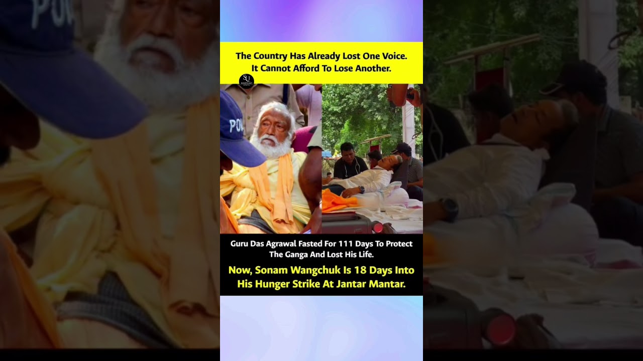 Sonam Wangchuk Is 18 Days Into His Hunger Strike#SonamWangchuk#ytshorts #indiannews