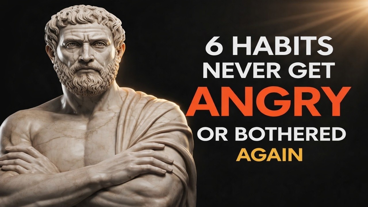 6 Stoic Habits So You'll Never Get Angry or Bothered By Anyone Again | Stoic Mastery | Stoicism