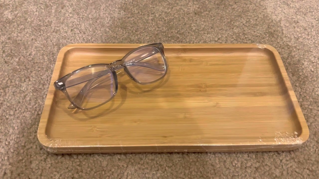Bamboo Vanity Tray, Organizer, Decorative Tray
