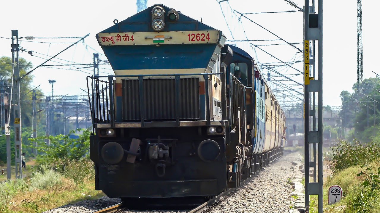 LONG HOOD WDG 4 !! BATHINDA Firozpur Cant Passenger Special | Indian Railways