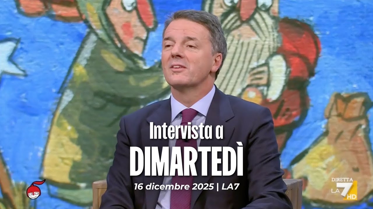 Matteo Renzi ospite a diMarted&igrave; | 16/12/2025