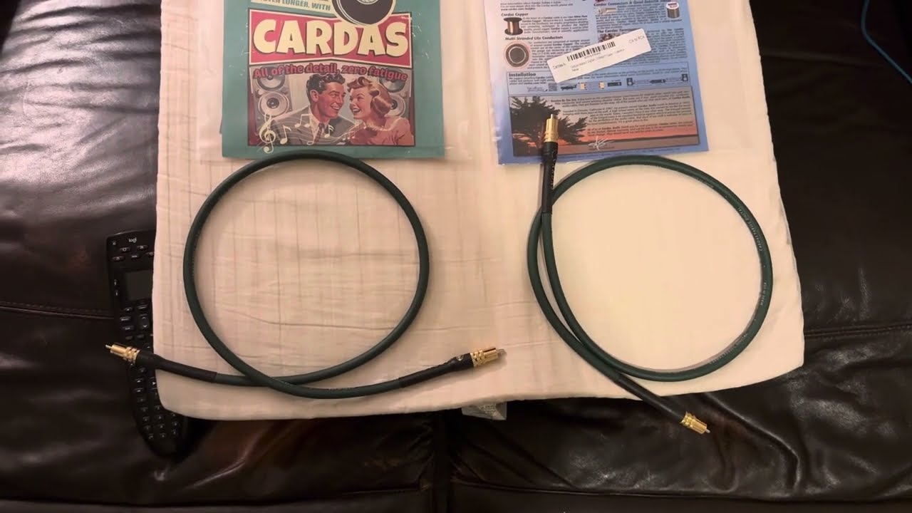 Wowsy, RCA cables by Cardas Parsec versus WorldsBestCable (Mogami 2549 wire)