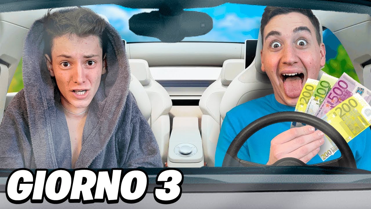 L'ULTIMO che ESCE DALLA MACCHINA vince 1000&euro;