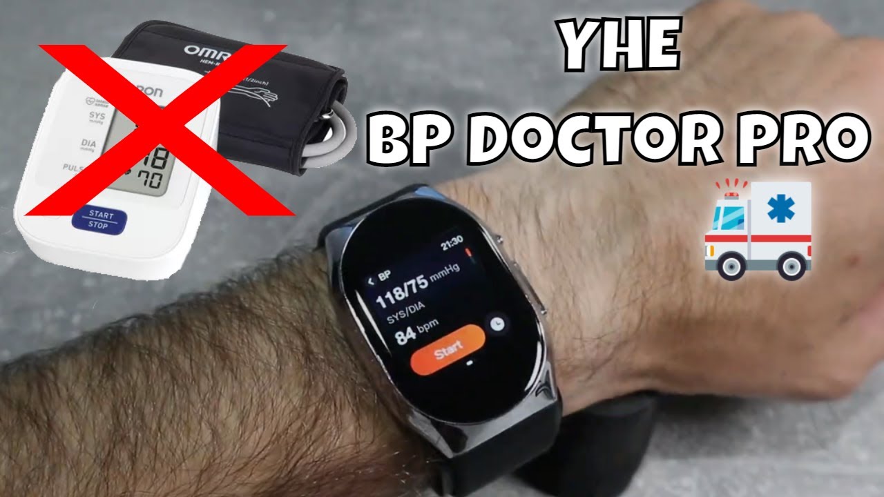 YHE BP Doctor Pro Blood Pressure Monitoring Smart Watch Unboxing & review