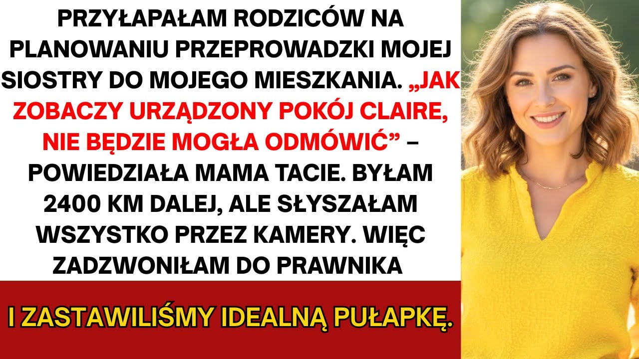 Rodzice próbowali wprowadzić moją siostrę, gdy byłem poza domem, lecz nie wiedzieli, że patrzyłem...