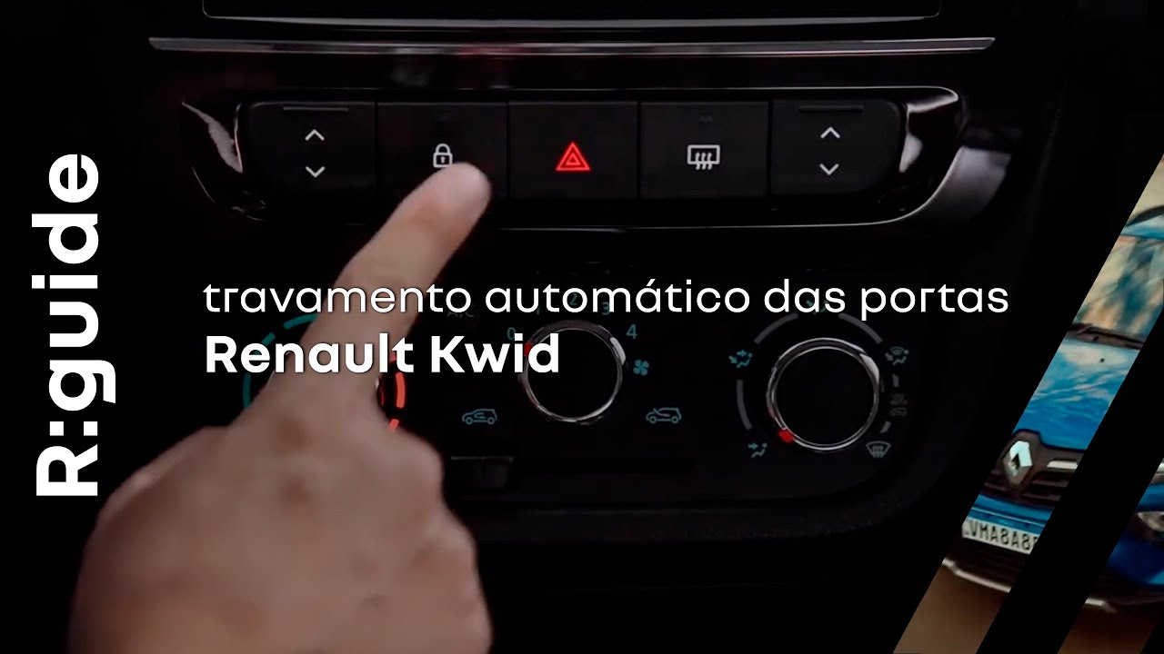 informações sobre travamento automático das portas | Renault Kwid