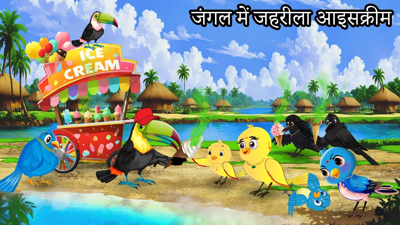 जेहरिले आइसक्रीम की कहानी | chidiya ki kahani | Hindi story | Lado chidiya