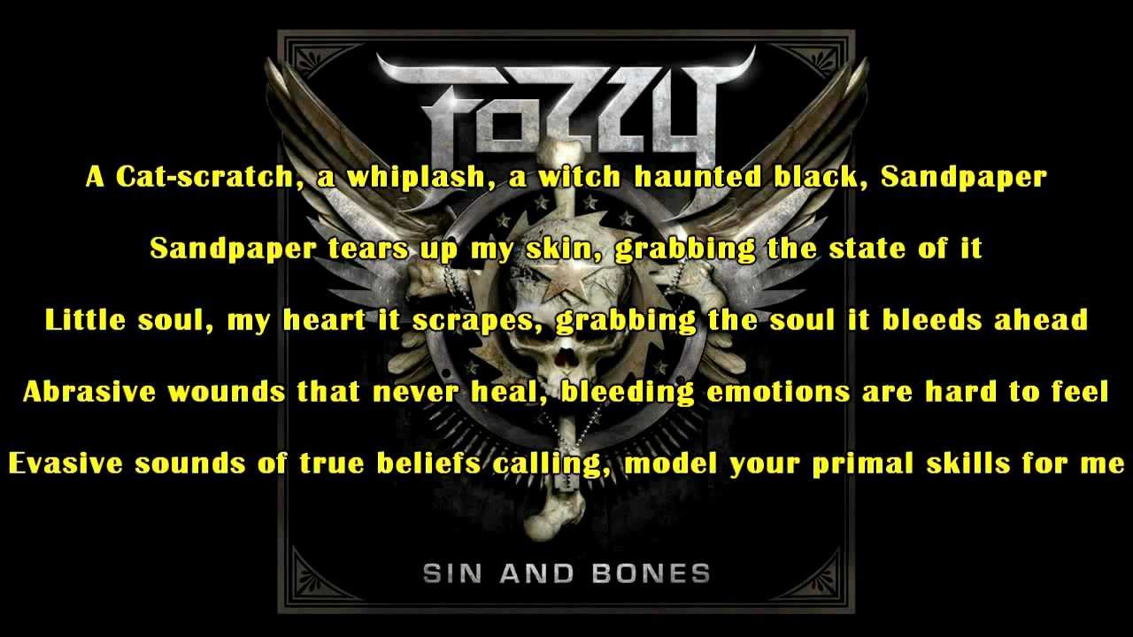 Fozzy feat. M. Shadows - sandpaper