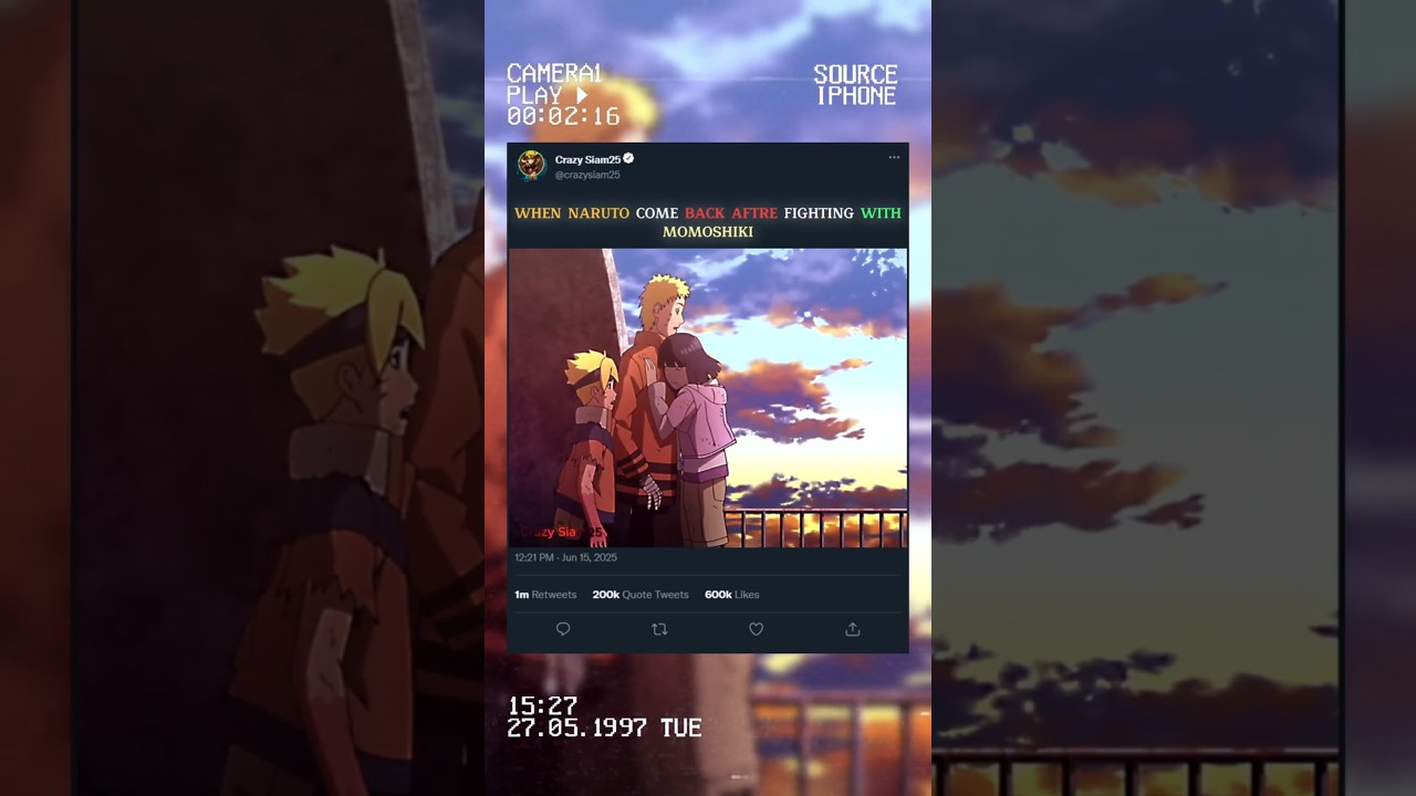 When Naruto Comes after defeat Momoshiki...🥺
