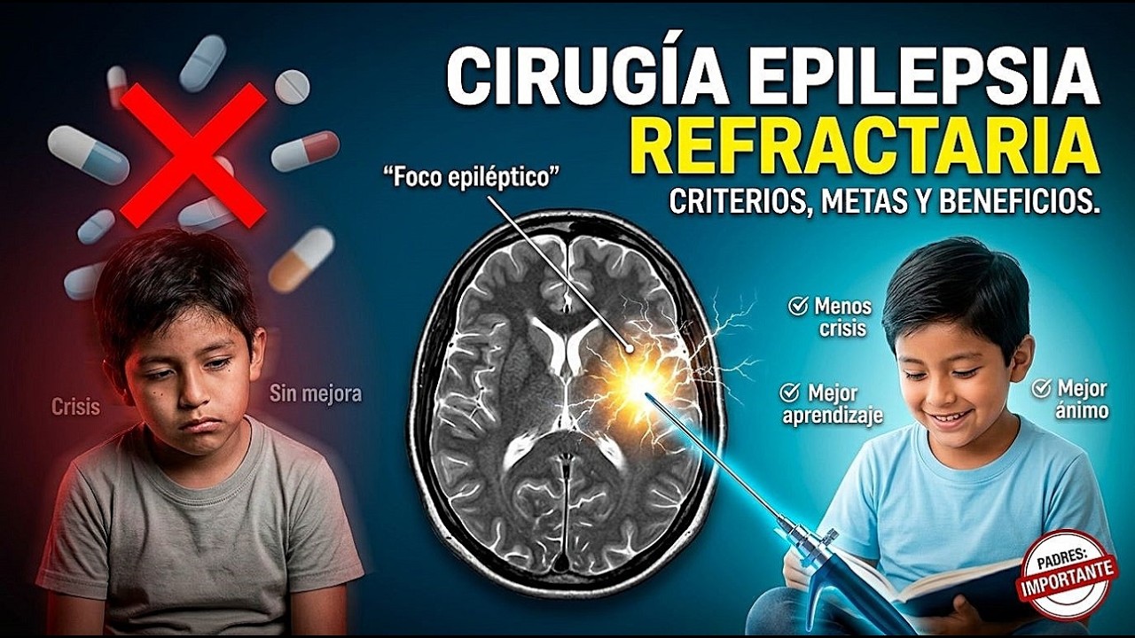 Cirugía de EPILEPSIA REFRACTARIA en Niños: Criterios, Objetivos y Beneficios | Dr. Cavero