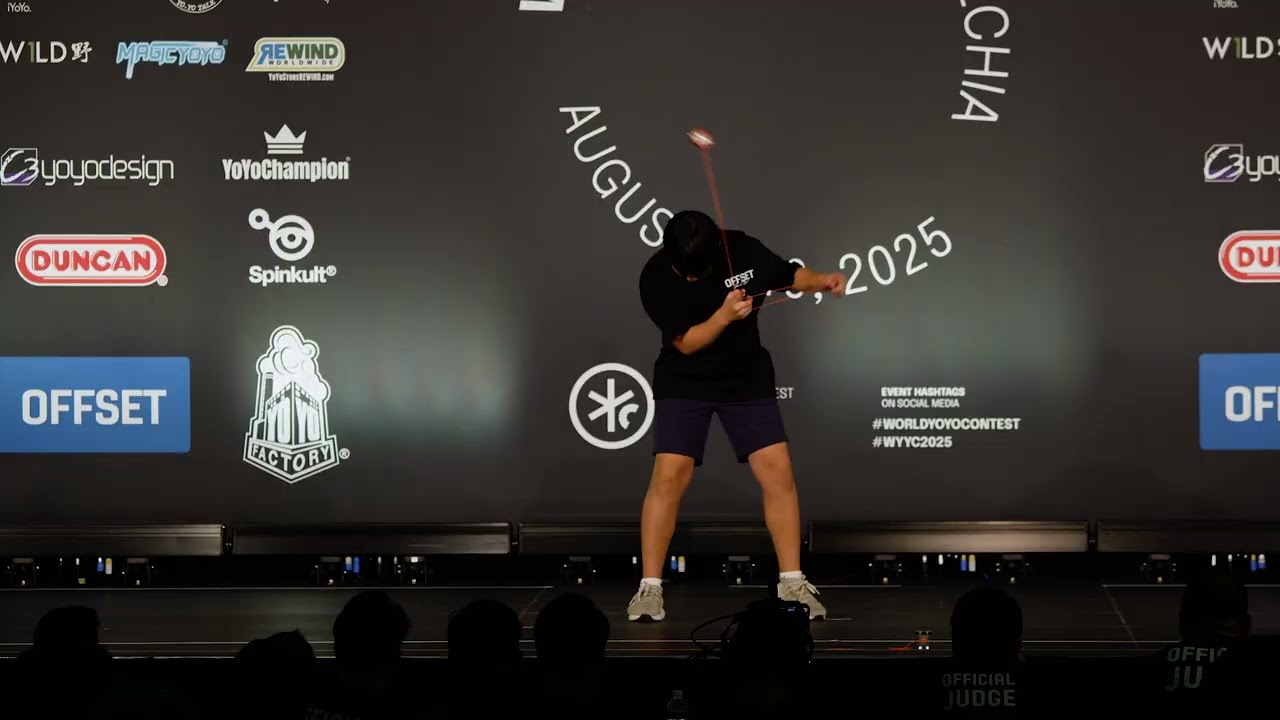 13th Place &ndash; Joshua Lee &ndash; Junior Freestyle Final &ndash; World YoYo Contest 2025
