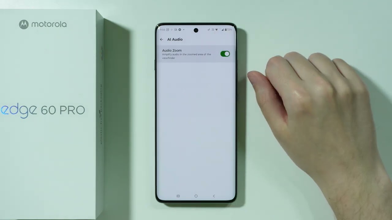 Motorola Edge 60 Pro: How to Turn ON/OFF Audio Zoom for Videos (AI Audio)