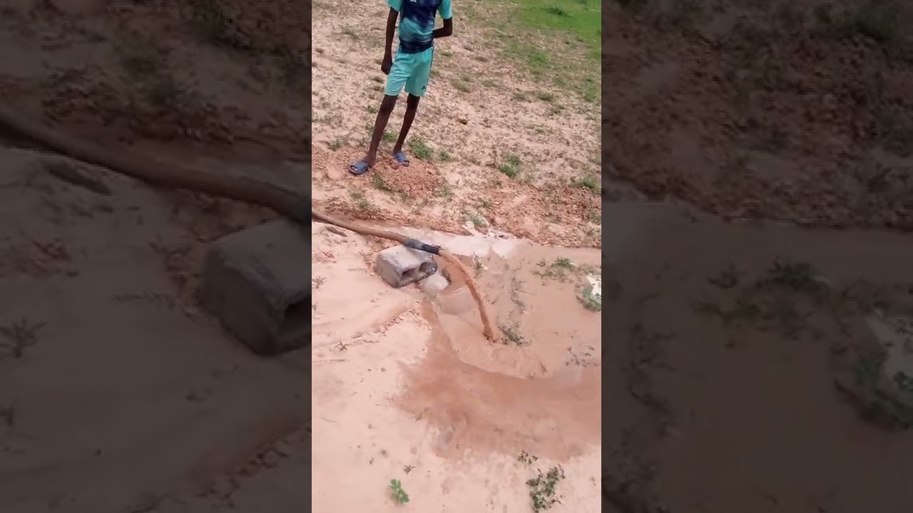 Forage d'eau à Mboro