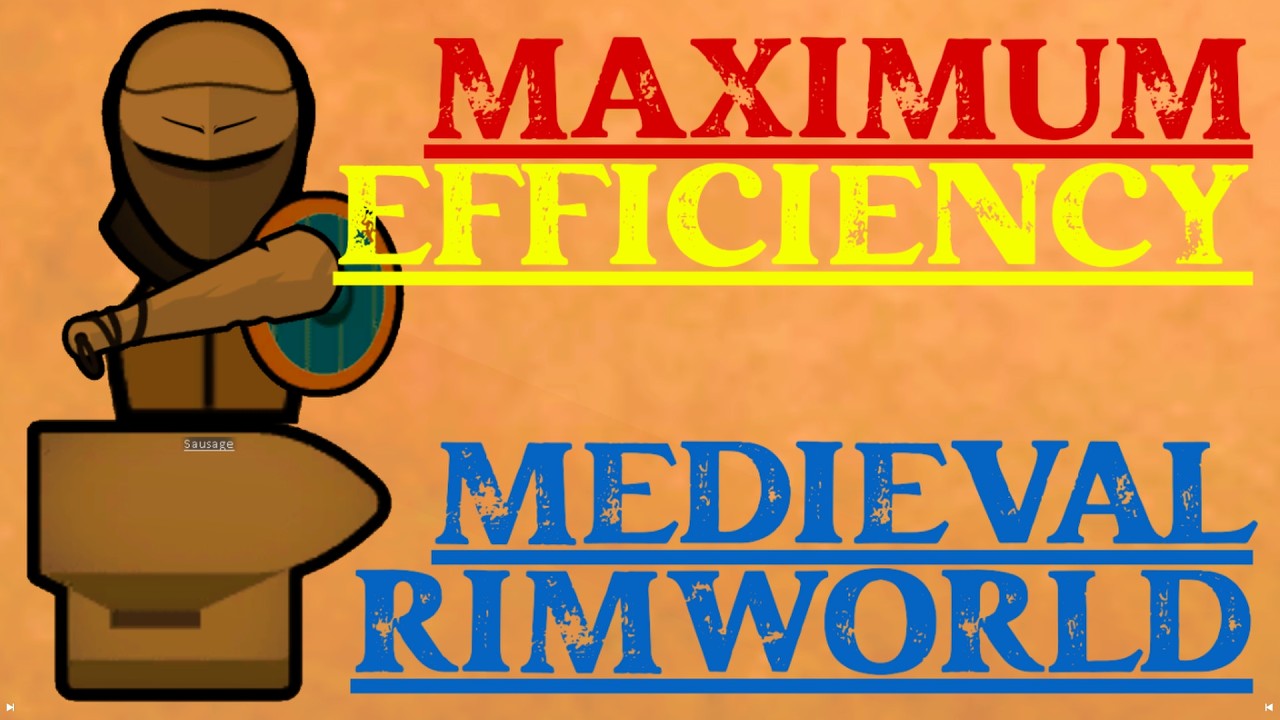 After 4000 Hours In Medieval RimWorld, This Is How I Would Build The Most EFFICIENT Workshop - Guide