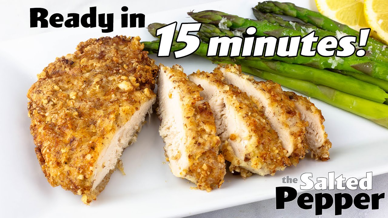 Air Fryer Parmesan Crusted Chicken