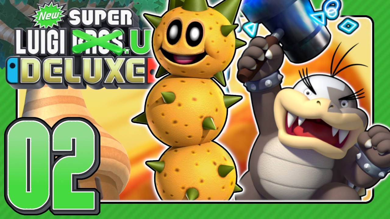 NEW SUPER LUIGI U DELUXE🌰#2: Morton in der heißen Sandkuchenwüste!