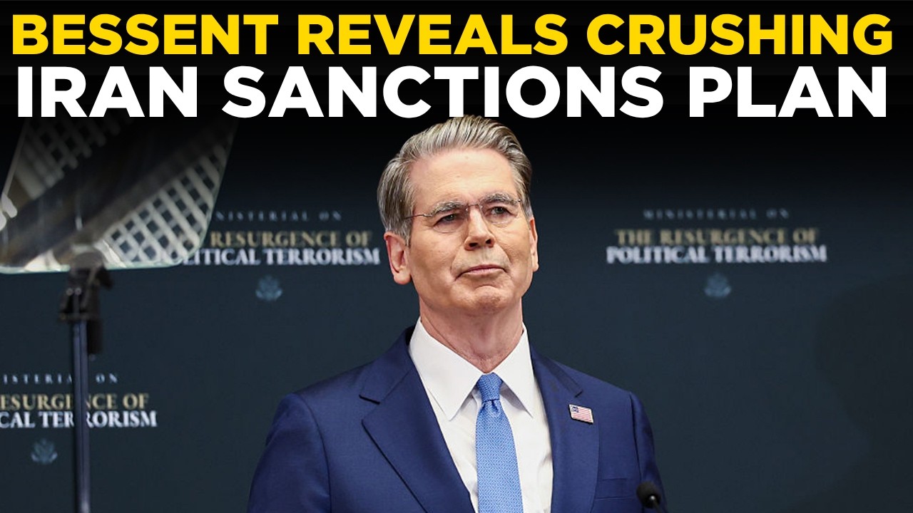 US-Iran Sanctions LIVE | US Treasury Secretary Scott Bessent Announces 'Economic D-Day' On Tehran