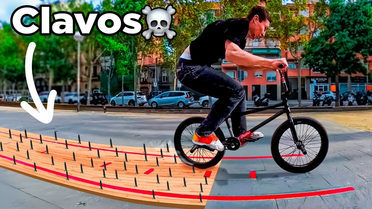 EL SALTO MÁS LARGO GANA 100€ 💸 (Con CLAVOS Debajo 💀)