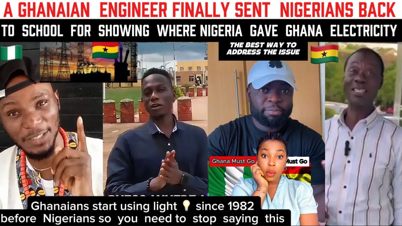 A Ghanaian Engineer Finally Sent Nigerians Back To School For Showing Where Nigeria Gave Ghana 🇬🇭 🇳🇬