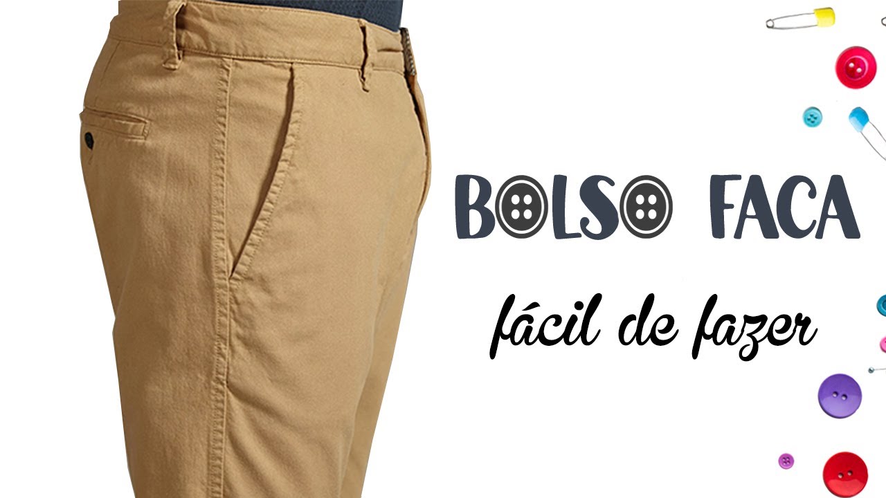 COMO COLOCAR BOLSO FACA (Atualizado)| DICA DE COSTURA