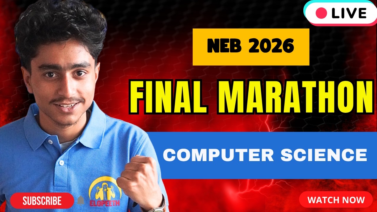 NEB 2026 COMPUTER SCIENCE MARATHON LIVE #elopeeth #computerscience #livestream
