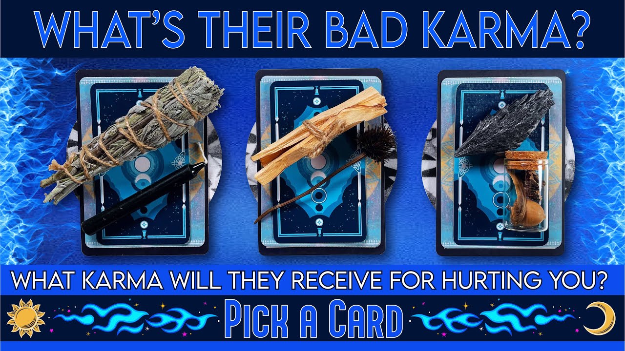 PICK A CARD 👿 WHAT IS THEIR BAD KARMA FOR HURTING YOU? HOW WILL YOU RECEIVE JUSTICE? 💙 #pickacard