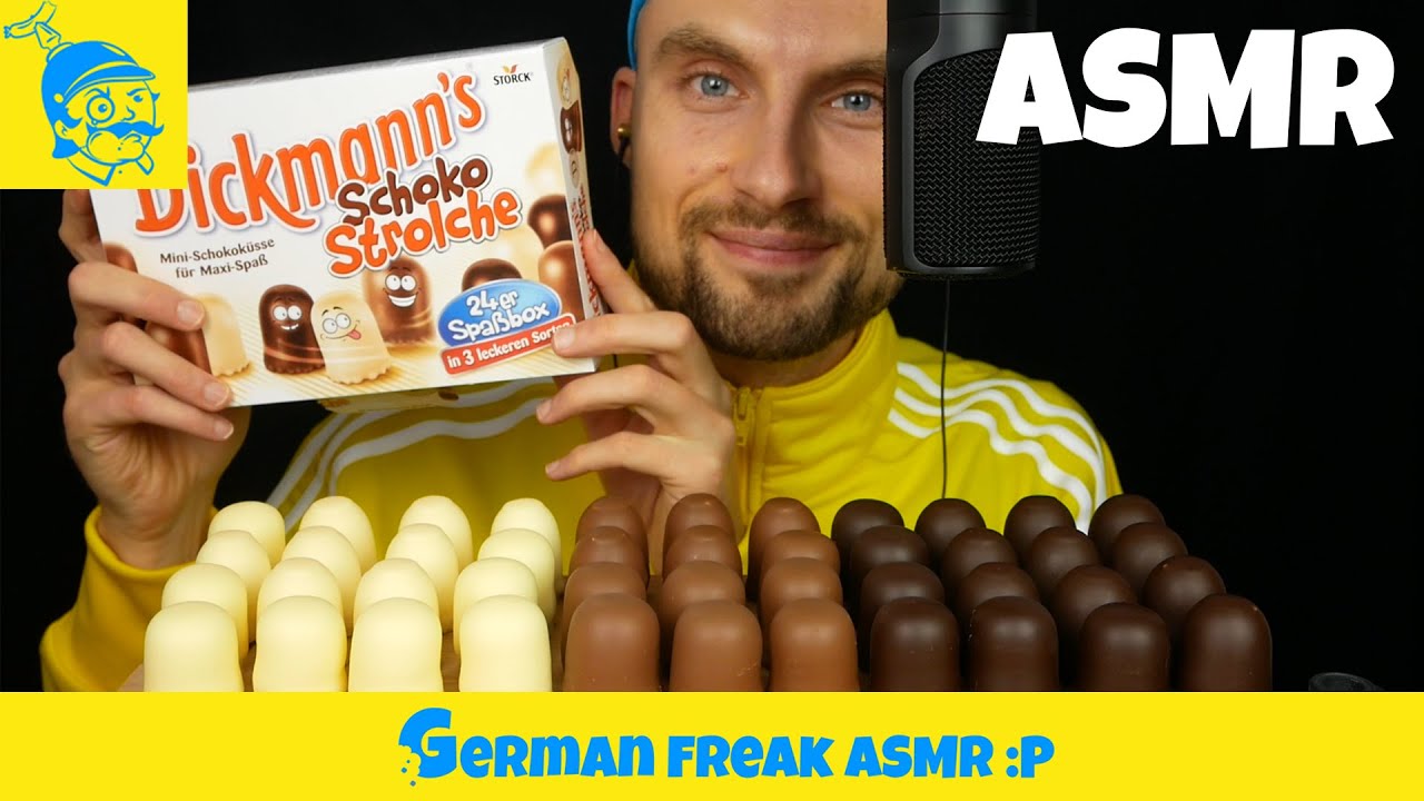 Chocolate Marshmallow Mukbang (DICKMANN) 🇩🇪 ASMR Eating