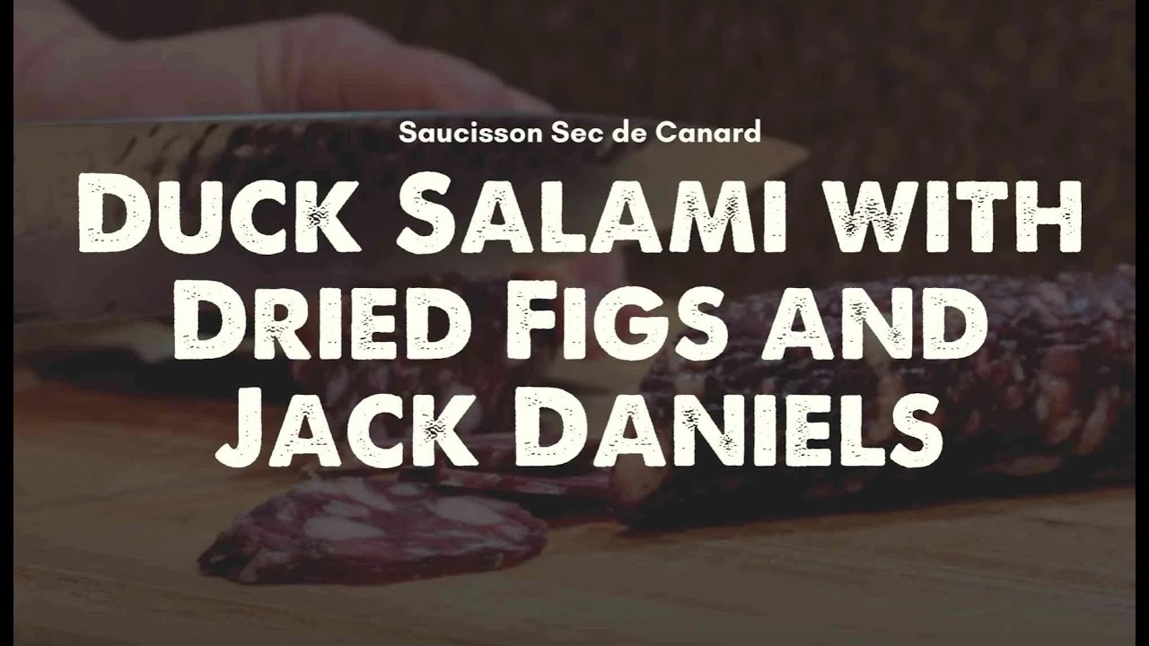 French-style Saucisson Sec Duck Salami with UMAi Dry