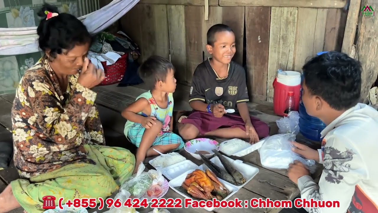 #1308 មិននឹកស្មានថា អ៊ំស្រី ជា សោ និងចៅតូចៗ លំបាកដល់ថ្នាក់នេះសោះ
