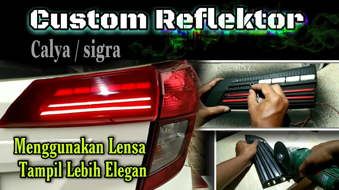 Custom Reflektor menggunakan lensa panjang ¦led tail reflektor