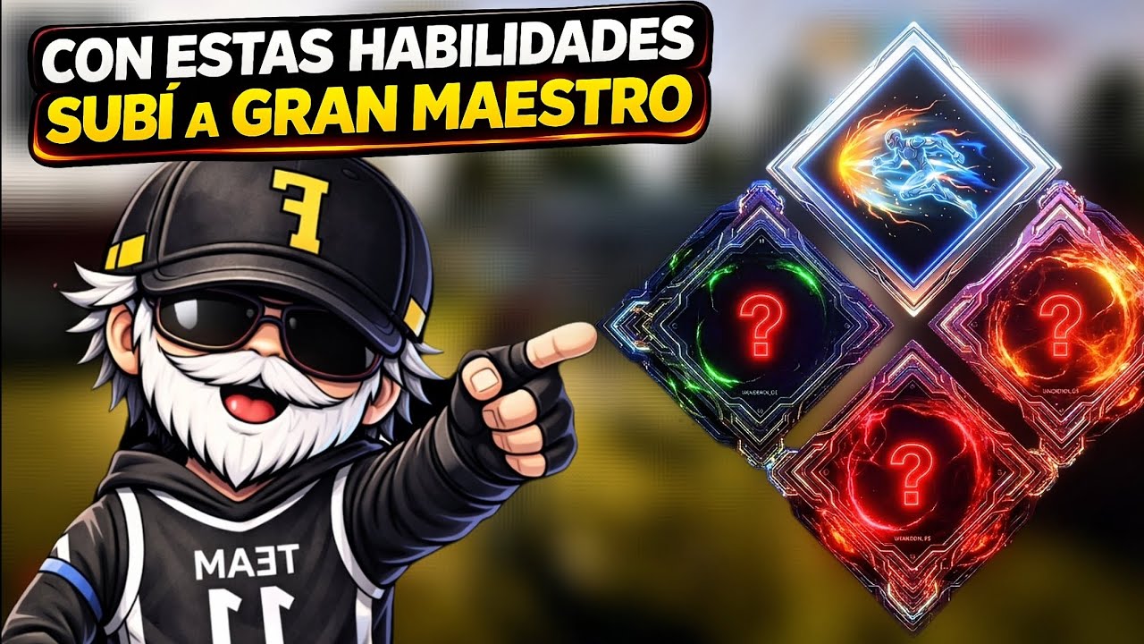 Las habilidades con las que subí a GRAN MAESTRO 🔥 (esta combinación está rotísima)💀