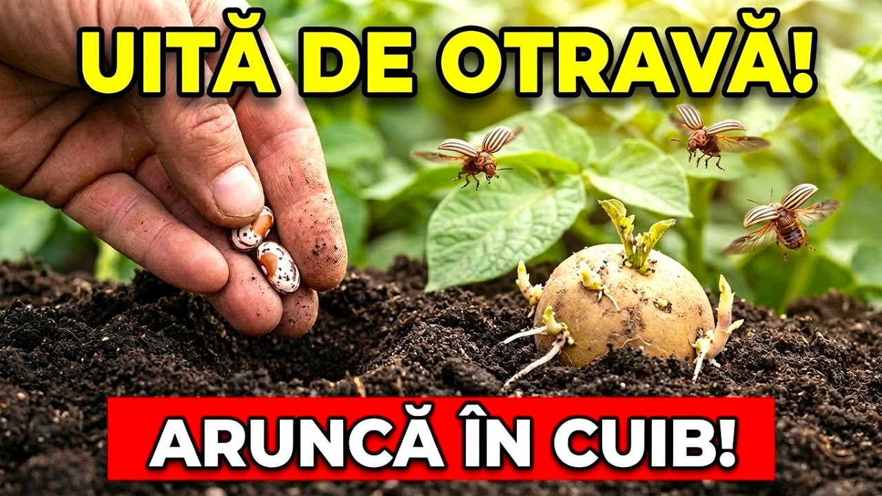 ARUNCAȚI ASTA ÎN GROAPA CU CARTOFI! Gândacul de Colorado va dispărea, iar recolta se va dubla