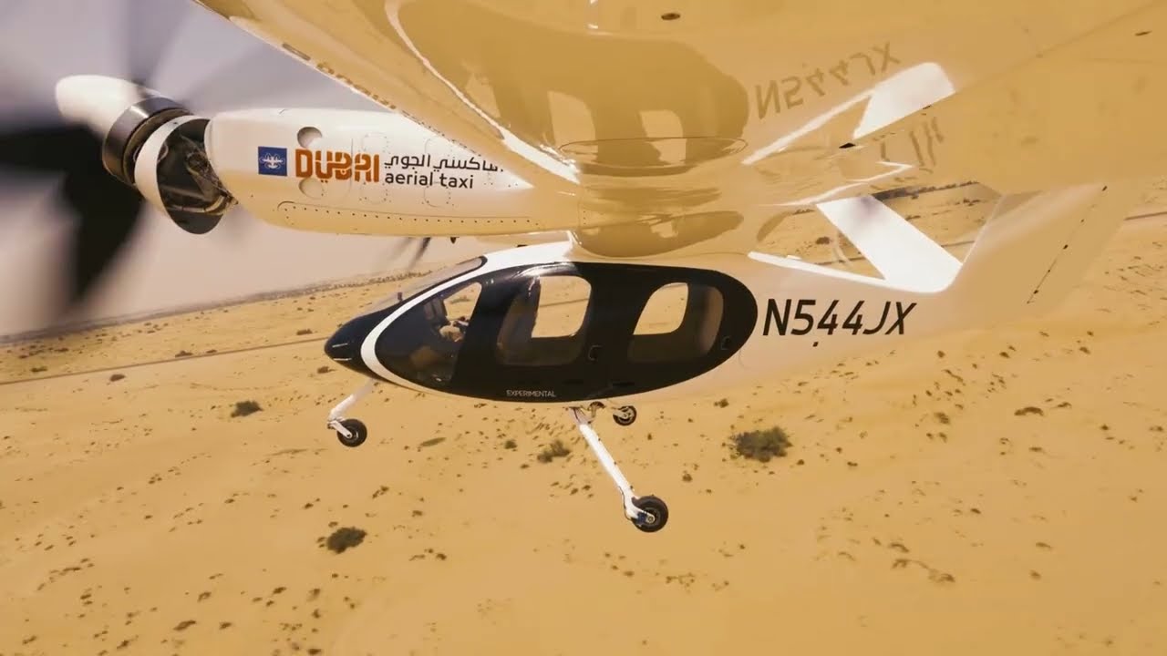 Joby S4 eVTOL Test Flight in Dubai, UAE