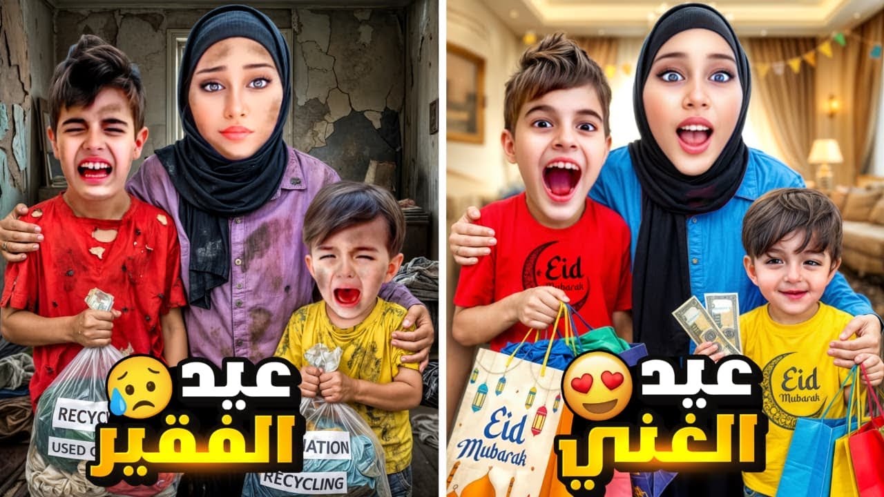 تجهيزات عيد الفقراء ضد تجهيزات عيد الاغنياء مع خلودة وكموتة!