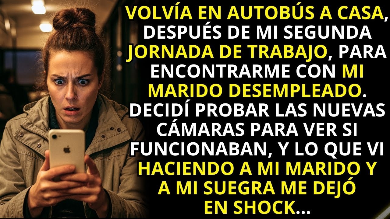 Instalé cámaras en casa sin que mi marido lo supiera   Al encenderla, me quedé paralizada al ver