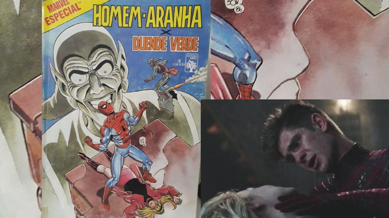 HOMEM ARANHA  X DUENDE VERDE: Cenas de filmes extraidas deste  confronto 